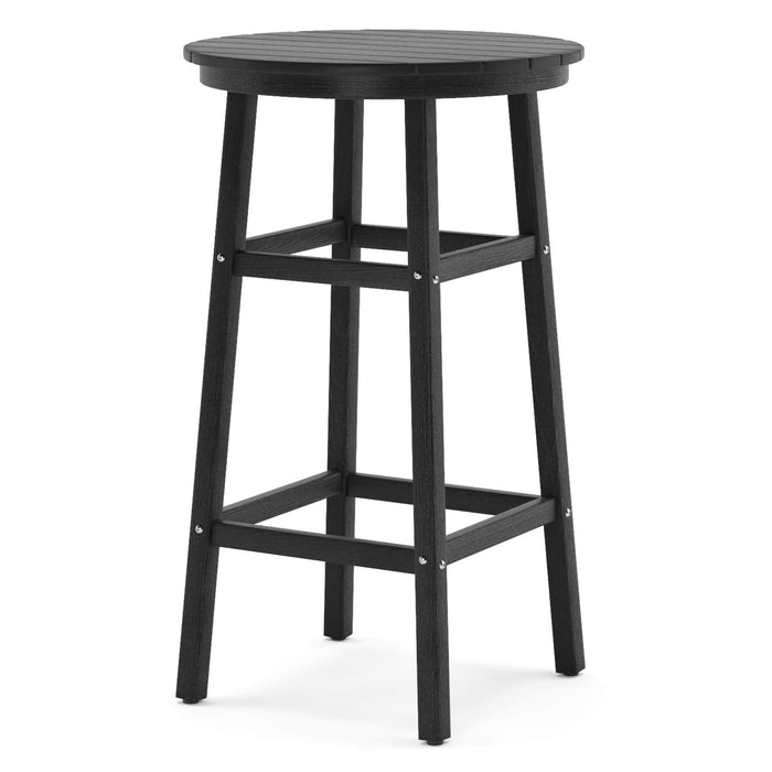 Coley Round Patio Bar Table and Chair
