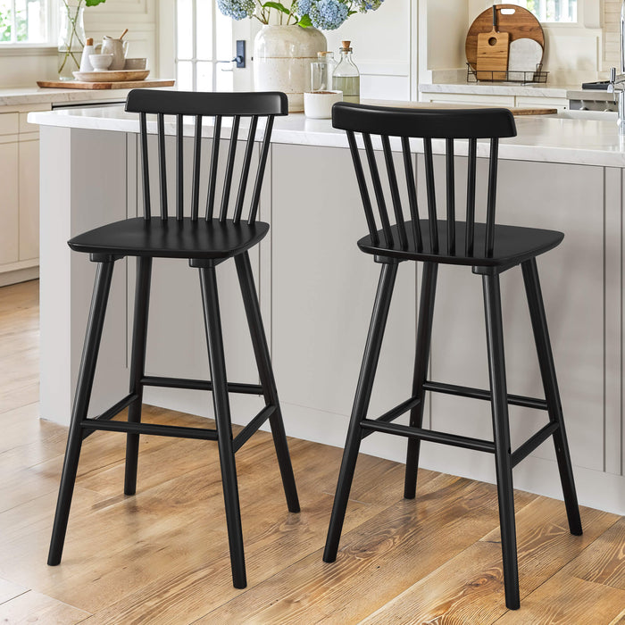 Windsor Wood Barstool Set