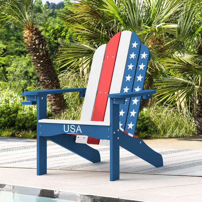 Amanda Adirondack Chair with Cup Holder