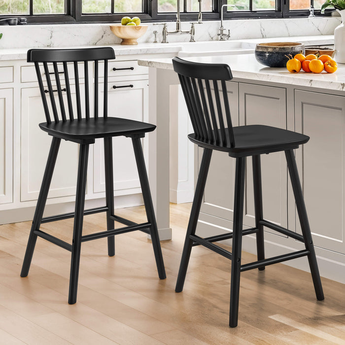 Windsor Wood Barstool Set