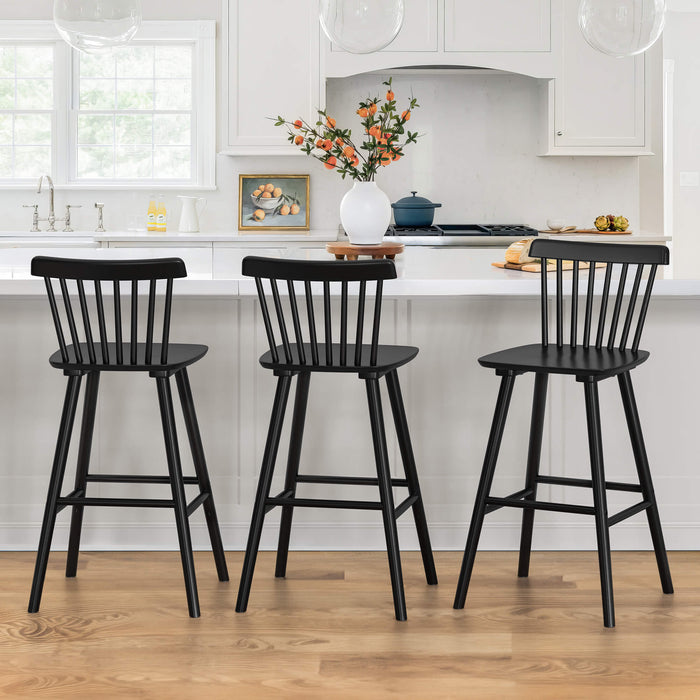 Windsor Wood Barstool Set