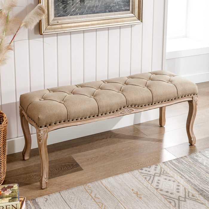 Julia Vintage Ottoman Bench