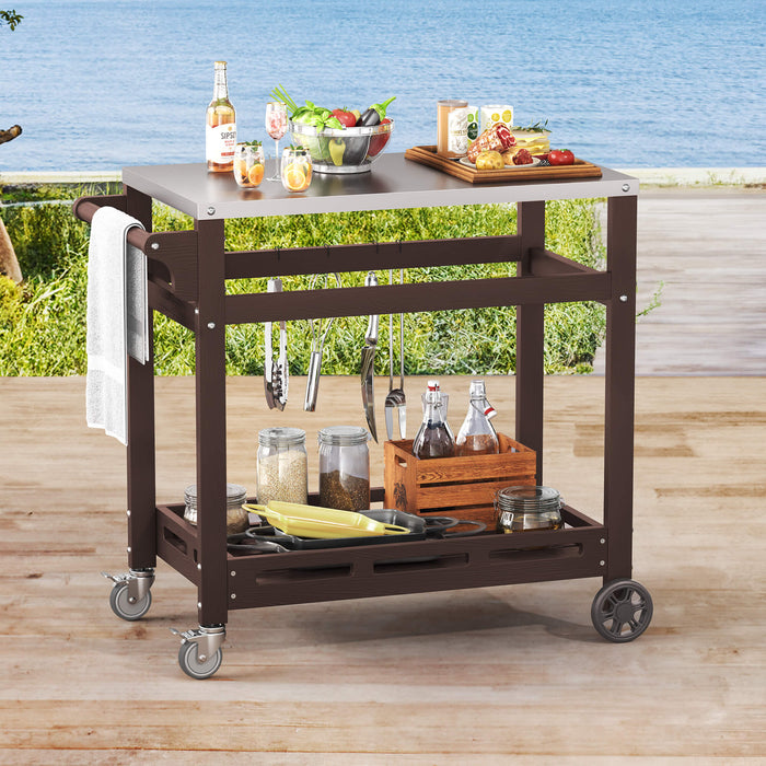 Bendyk Outdoor Grill Cart