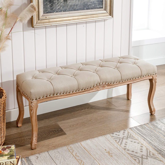 Julia Vintage Ottoman Bench