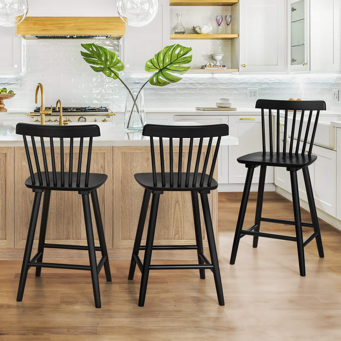 Windsor Wood Barstool Set