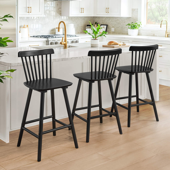 Windsor Wood Barstool Set