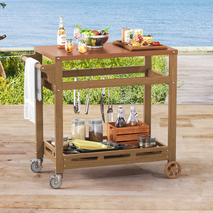 Bendyk Outdoor Grill Cart