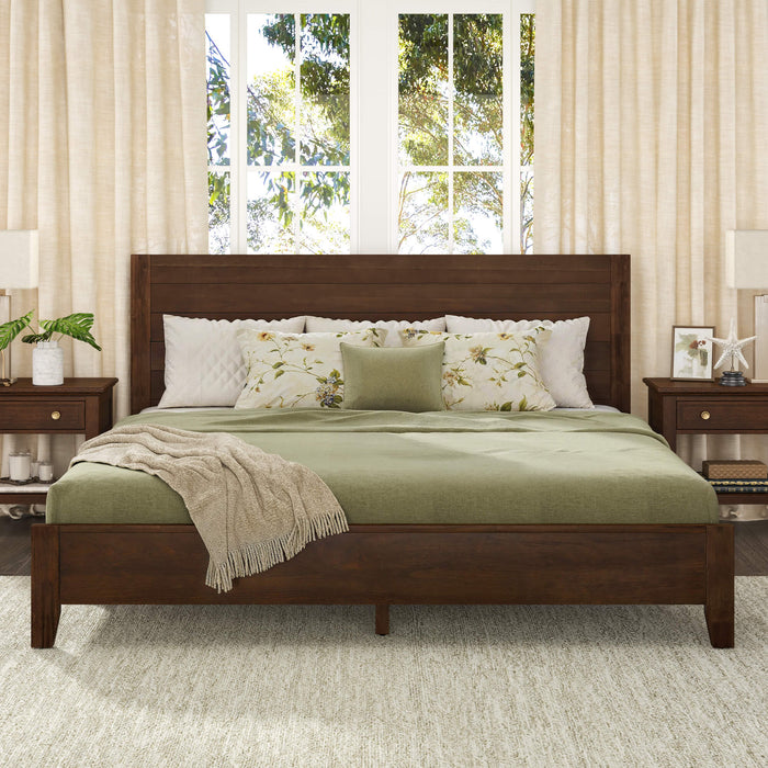 Lessio Wood Bed