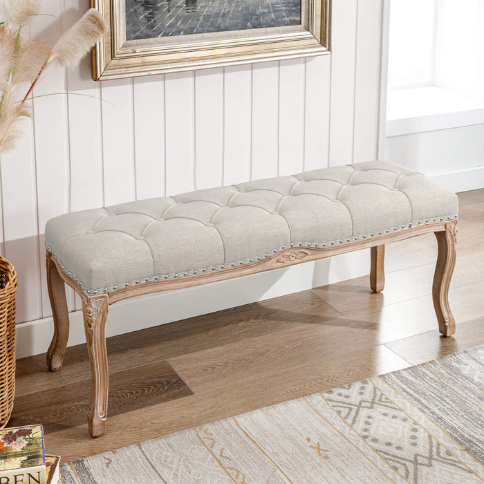 Julia Vintage Ottoman Bench