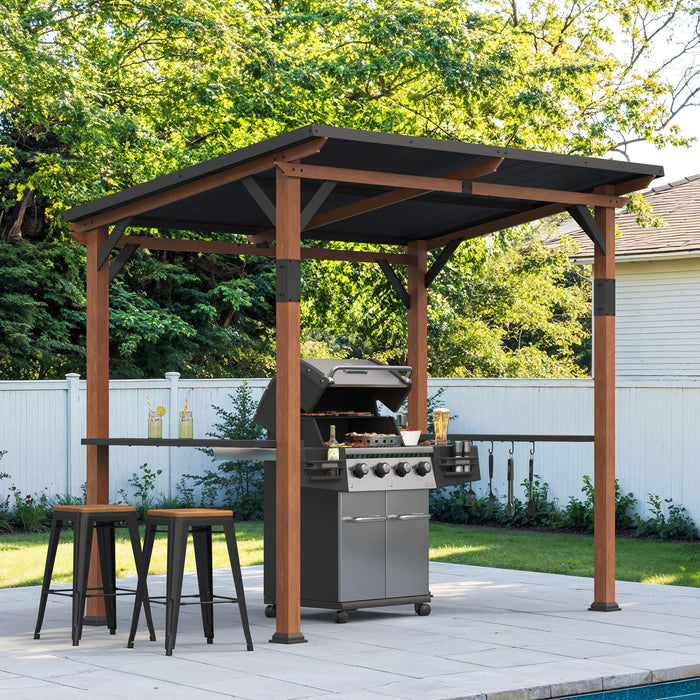 Chandler Metal Frame Hardtop Gazebo