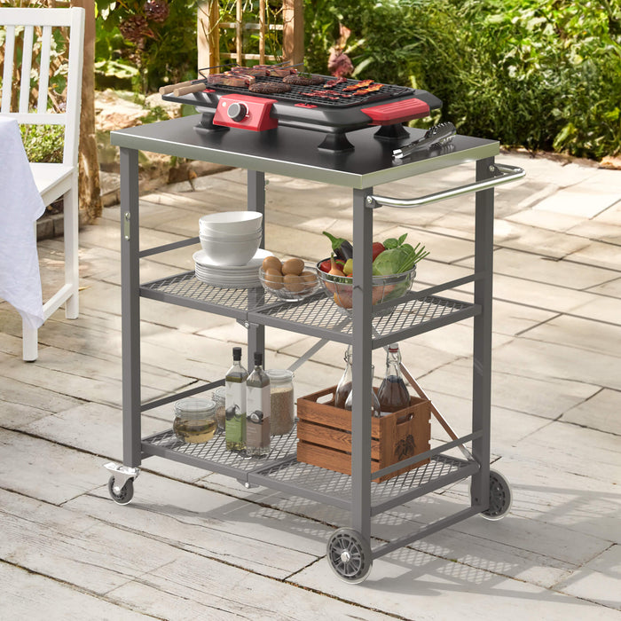 Bently Foldable Grill Cart