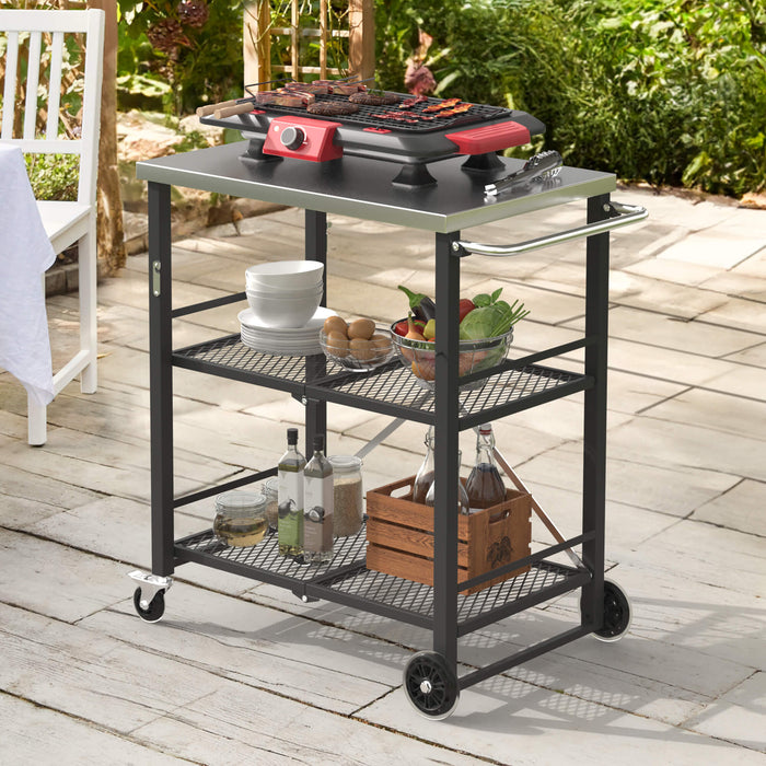 Bently Foldable Grill Cart