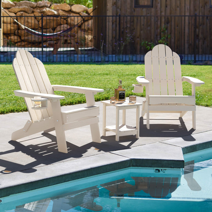 Miranda Foldable Adirondack Chair with Cup Holder