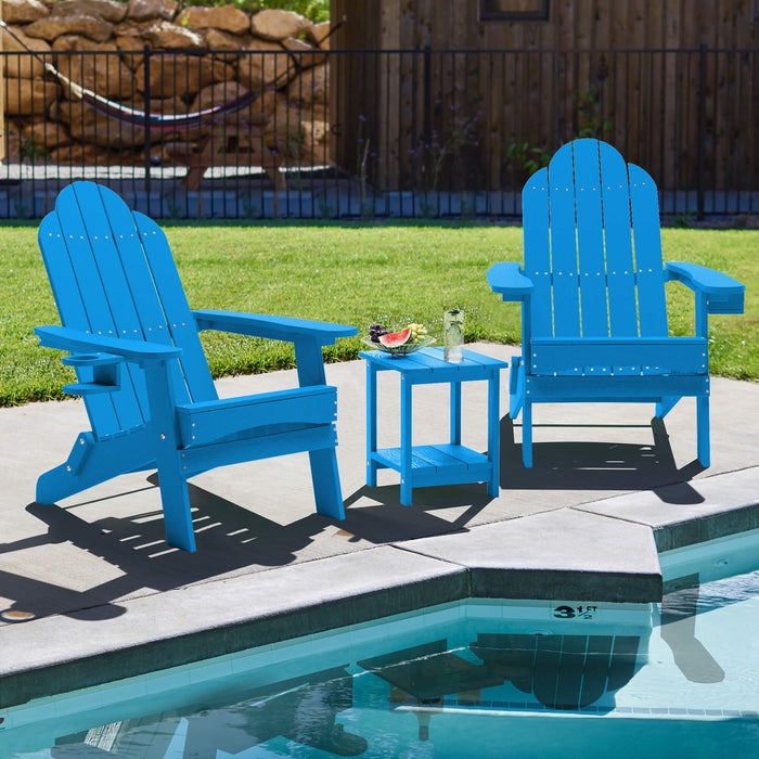 Miranda Foldable Adirondack Chair with Cup Holder