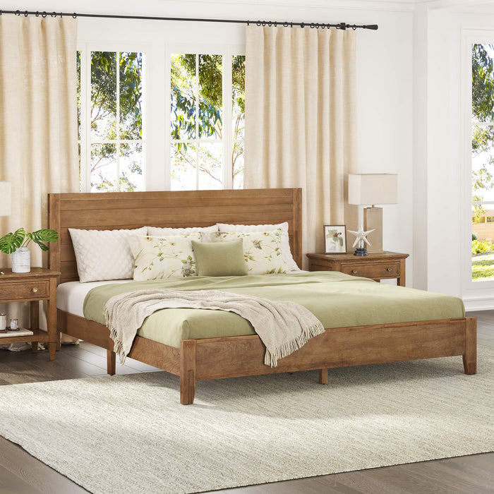 Lessio Wood Bed