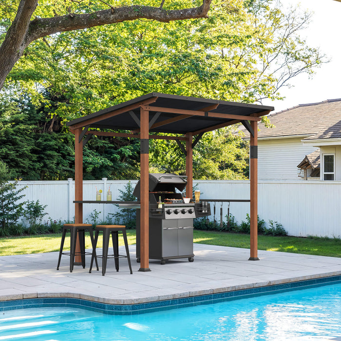 Chandler Metal Frame Hardtop Gazebo