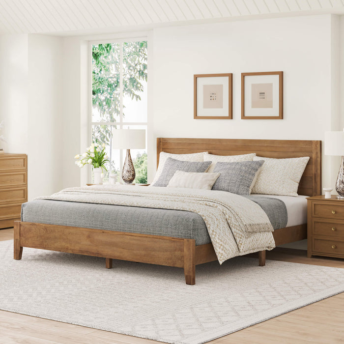 Lessio Wood Bed