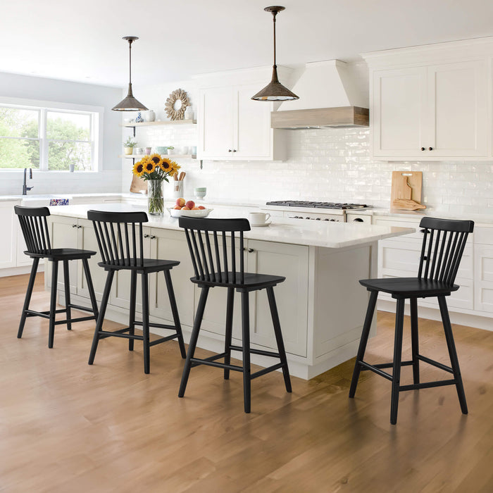 Windsor Wood Barstool Set