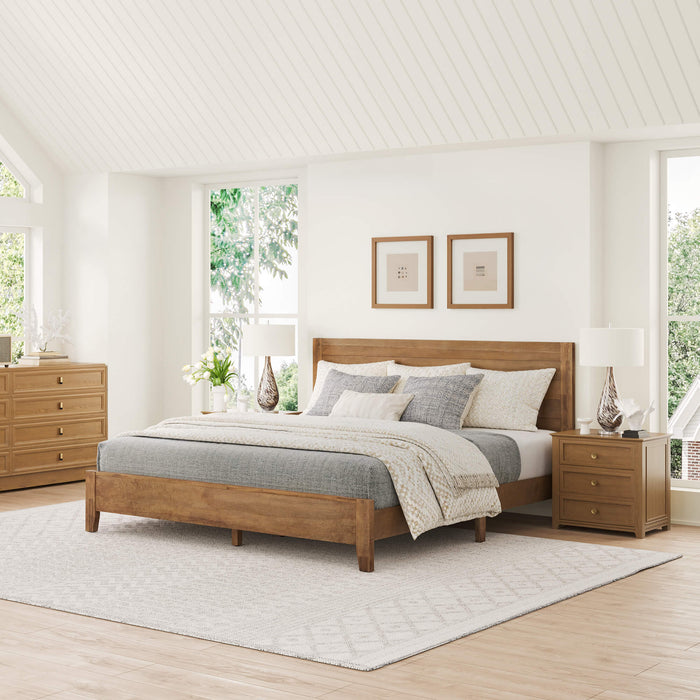 Lessio Wood Bed