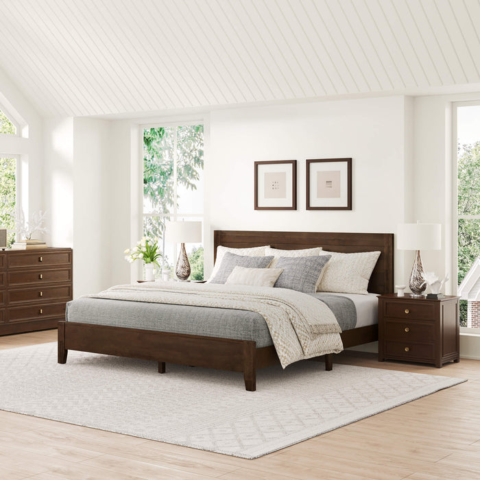 Lessio Wood Bed