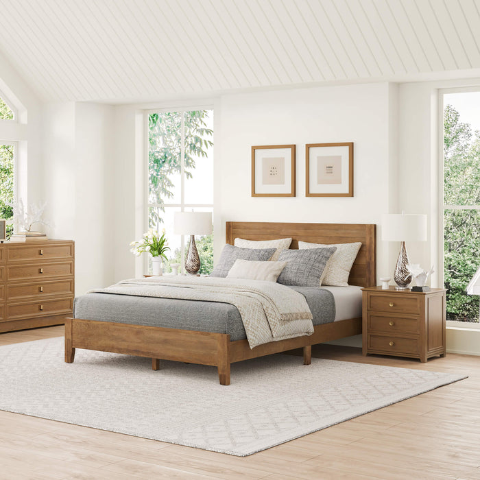 Lessio Wood Bed