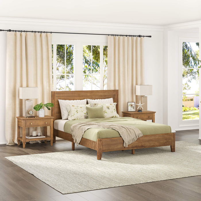 Lessio Wood Bed