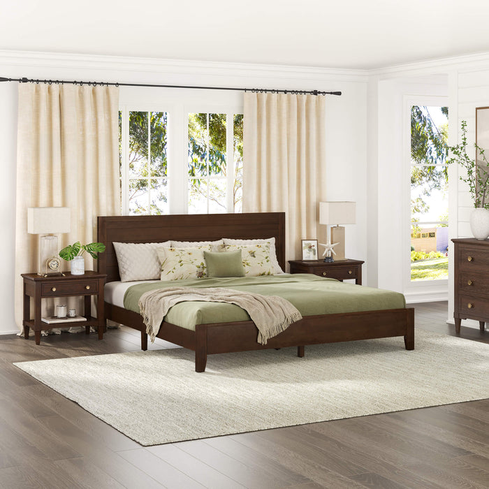 Lessio Wood Bed