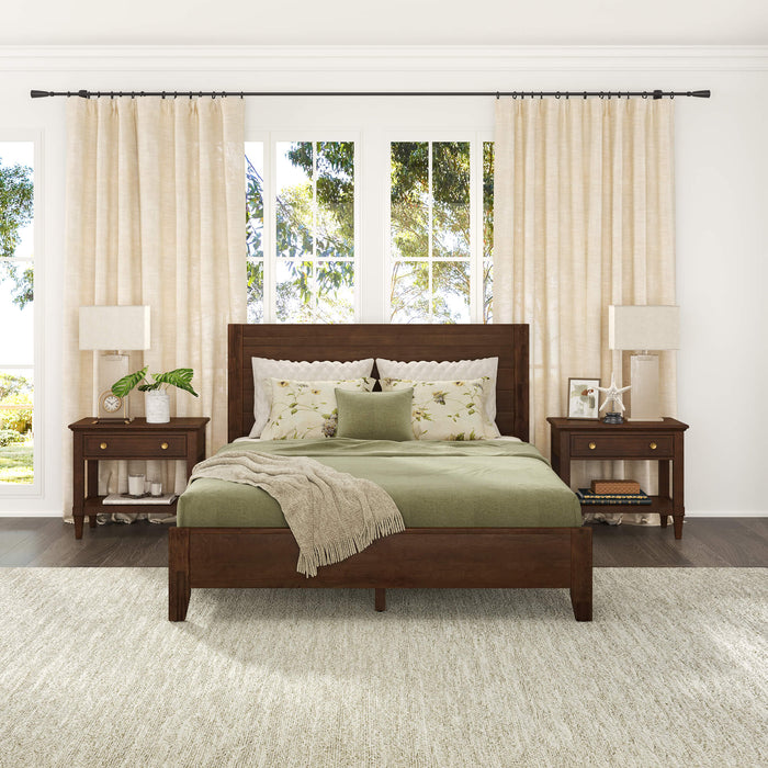 Lessio Wood Bed