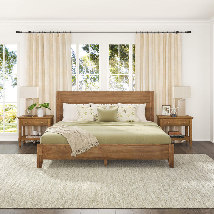 Lessio Wood Bed