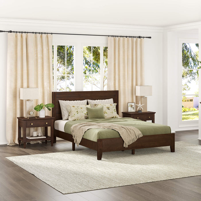 Lessio Wood Bed