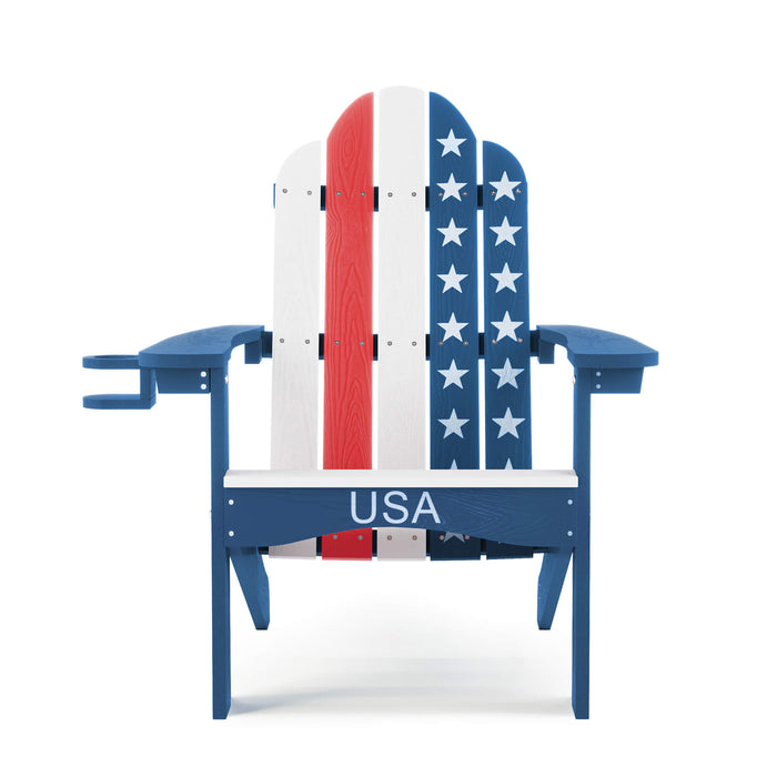 Amanda Adirondack Chair with Cup Holder