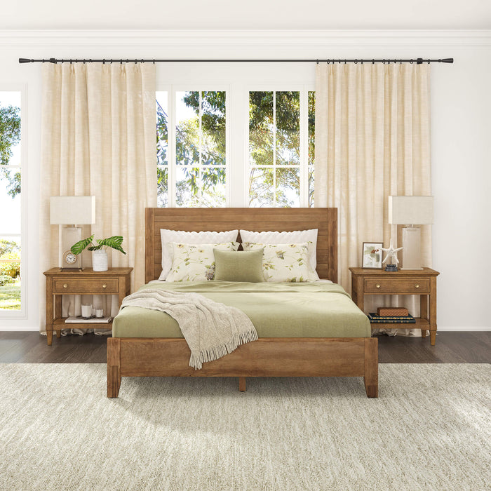 Lessio Wood Bed