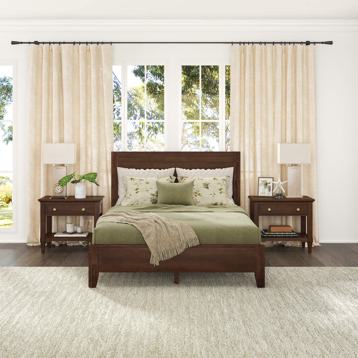 Lessio Wood Bed