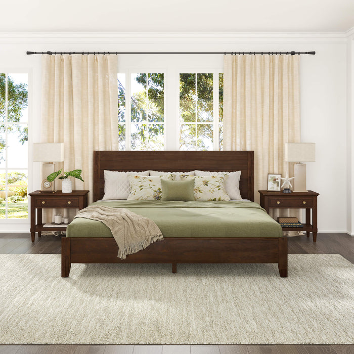 Lessio Wood Bed