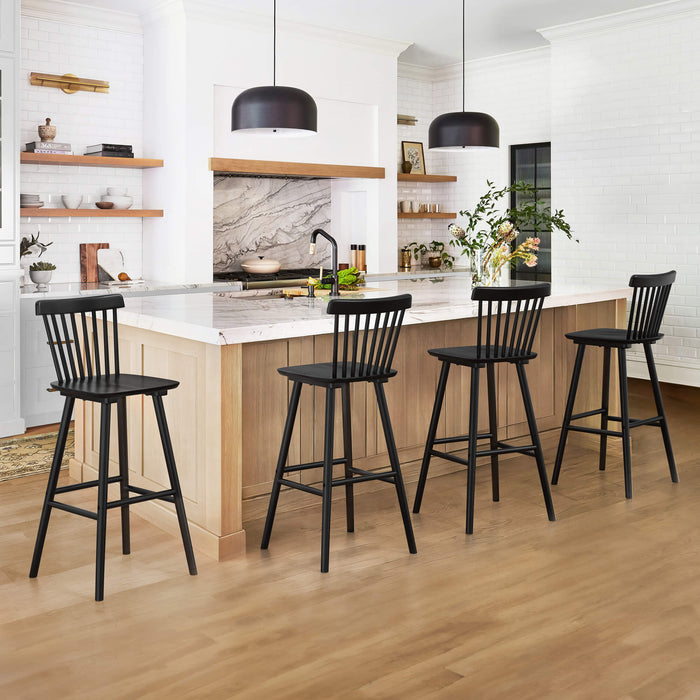 Windsor Wood Barstool Set