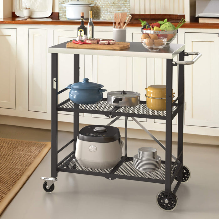 Bently Foldable Grill Cart