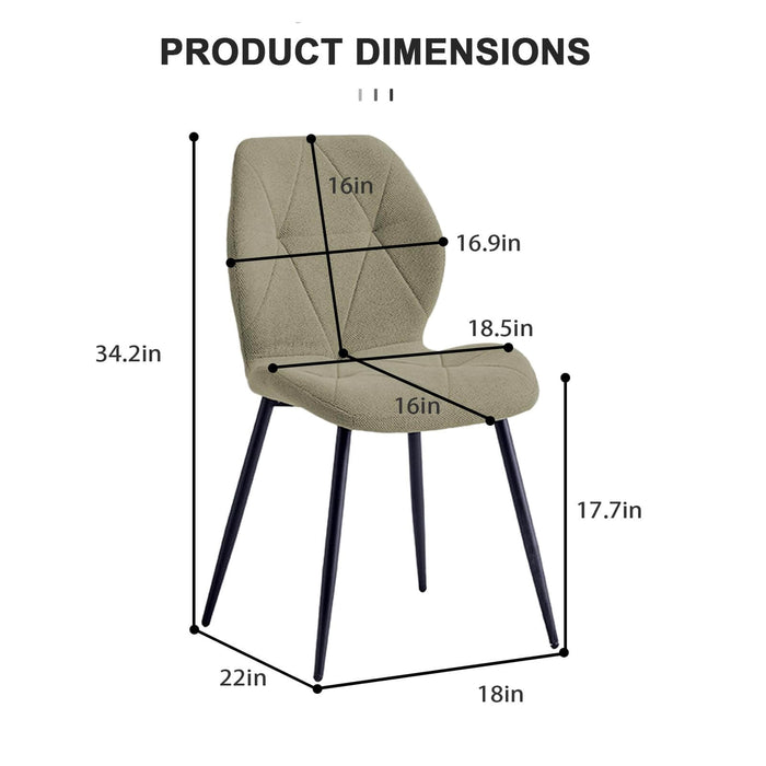 Veriduxis Modern Dining Chair