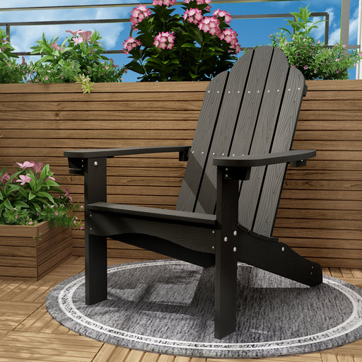 black plastic adirondack chairs